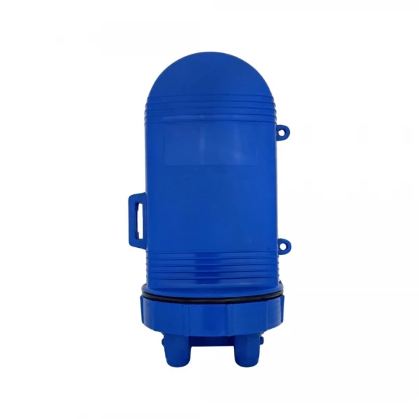 CAIXA DE EMENDA ÓPTICA 12 FO AZUL ESCURO