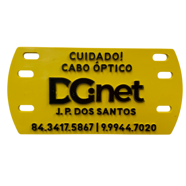 PLACA PERSONALIZADA 5x10