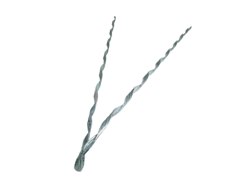 ALÇA DE AÇO 7.7 - 8.6 / VÃO MAX 80 MTS / 45 CM VERMELHA/ 3 FIOS