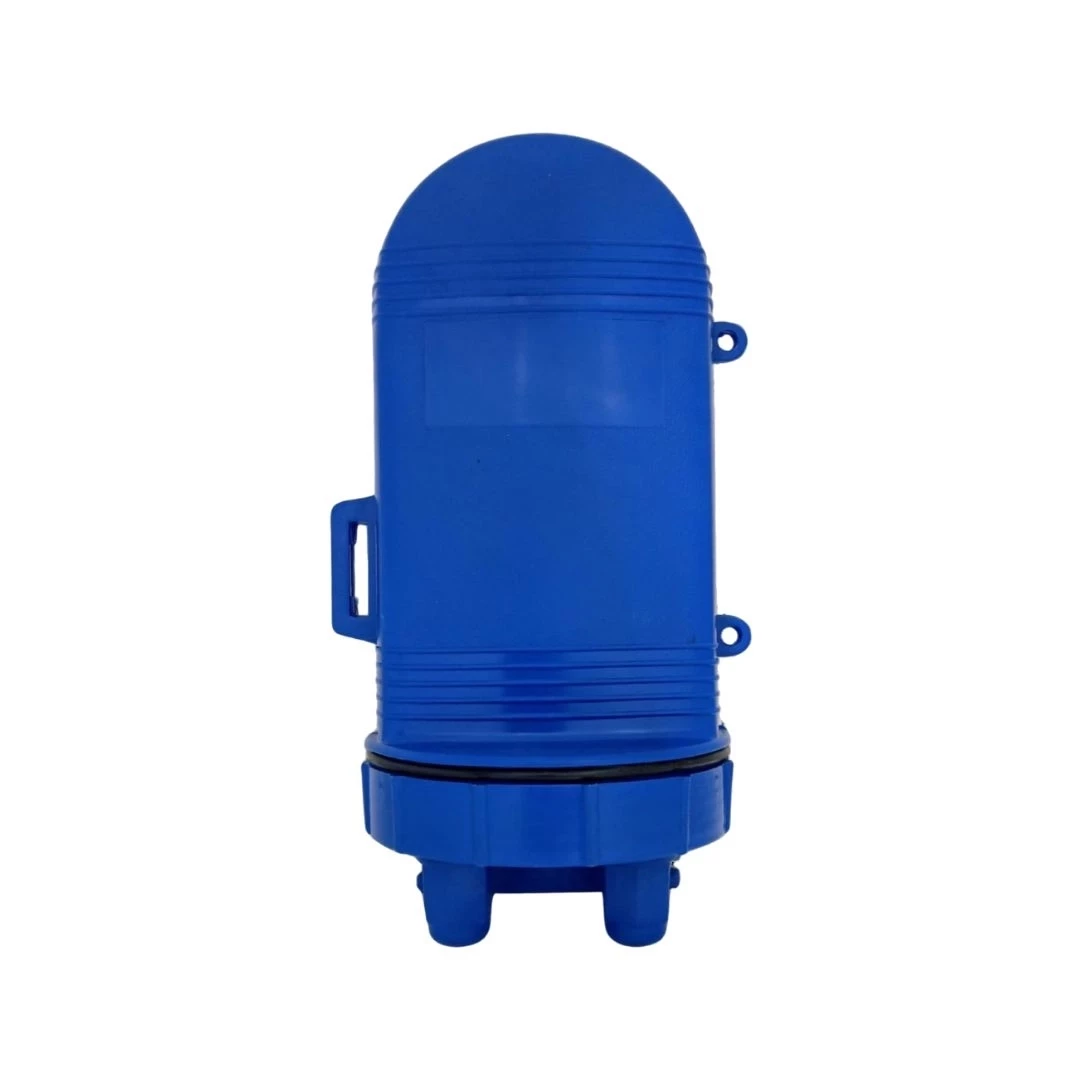 CAIXA DE EMENDA ÓPTICA 12 FO AZUL ESCURO