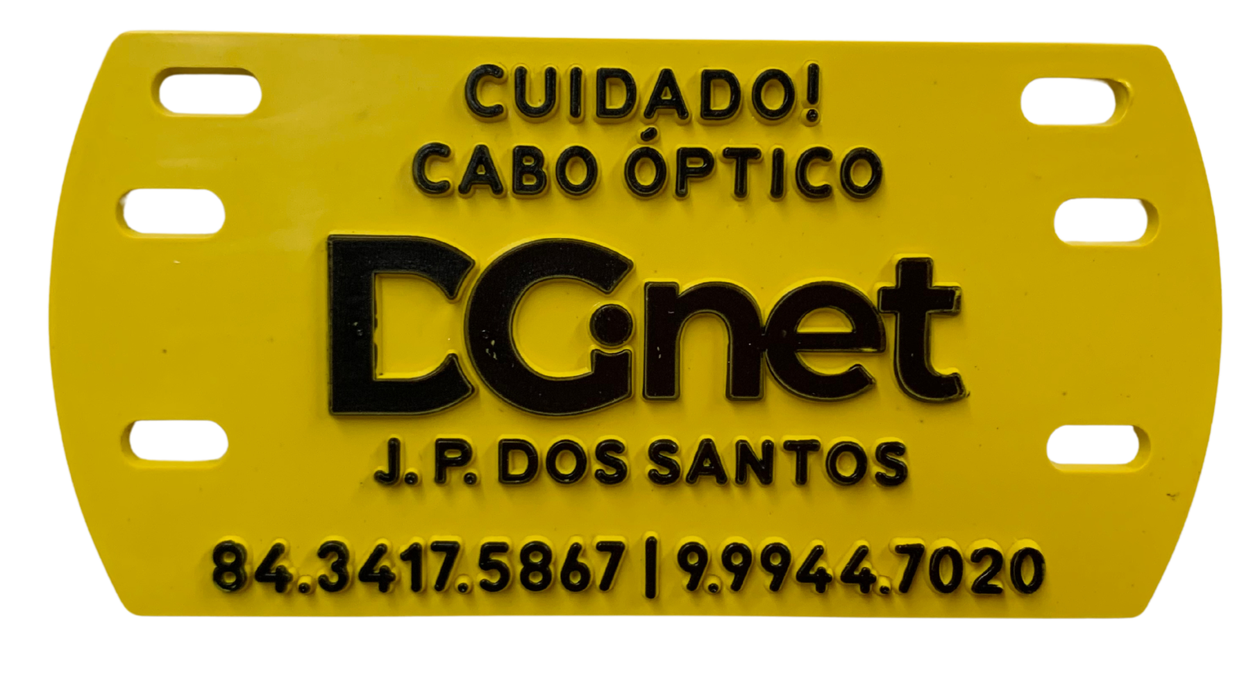PLACA PERSONALIZADA 5x10