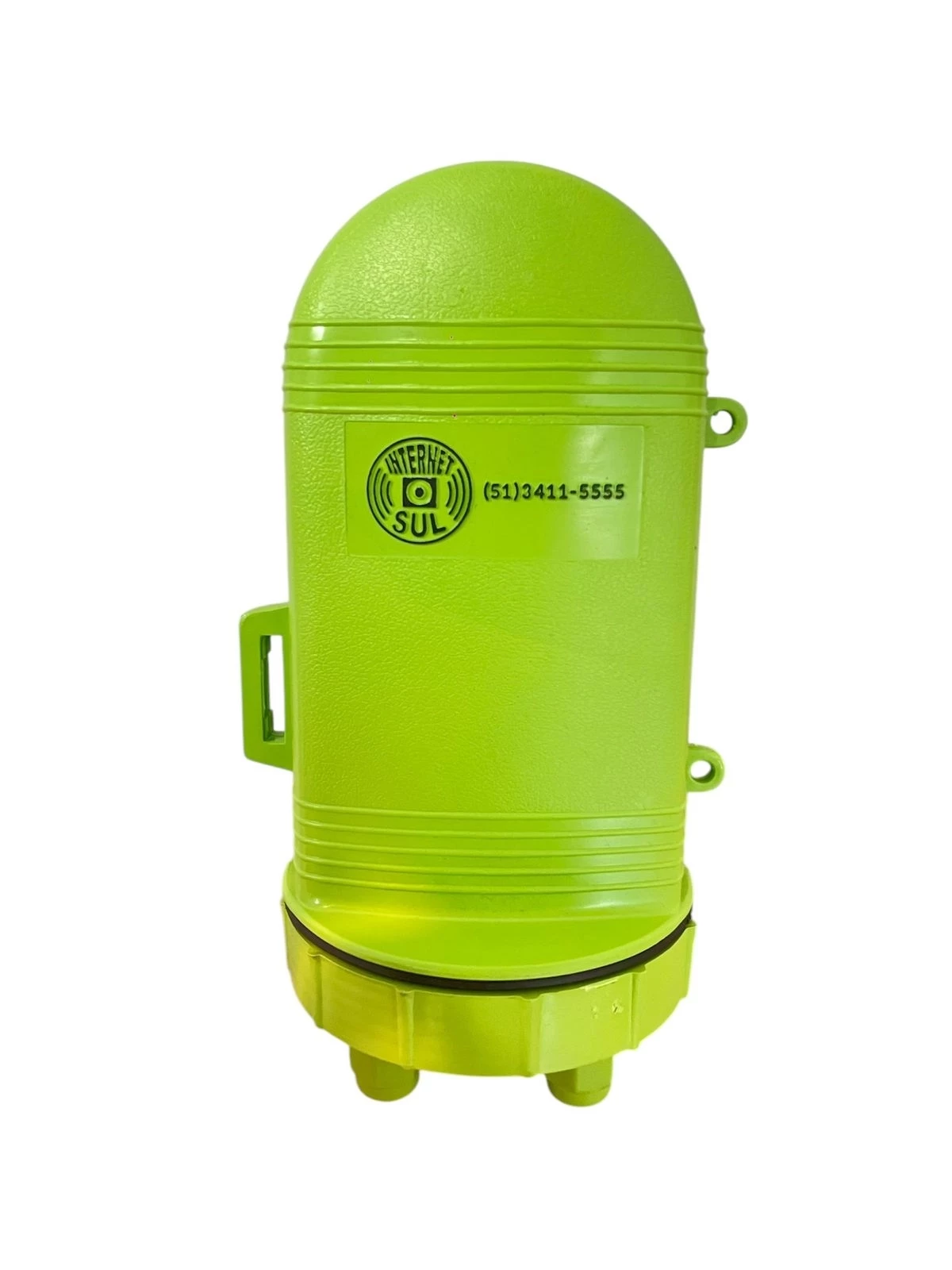 CAIXA DE EMENDA ÓPTICA 12 FO VERDE LIMÃO